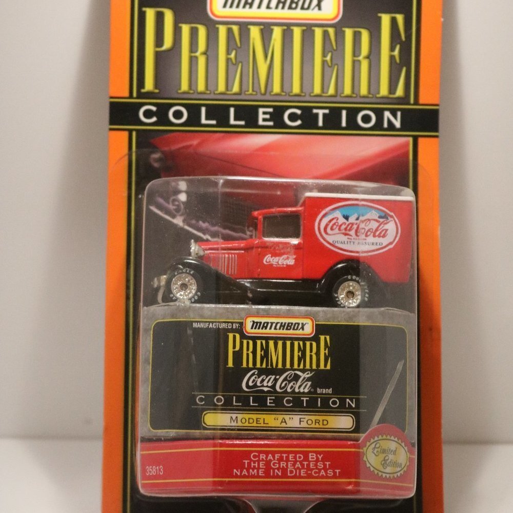 Matchbox Premiere Collection Ford model A delivery truck coca-cola collection